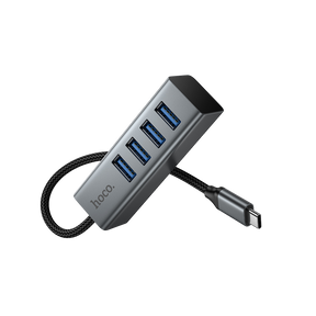 Adaptador USB-C a 4 puerto USB  3.0 Hoco HB1C