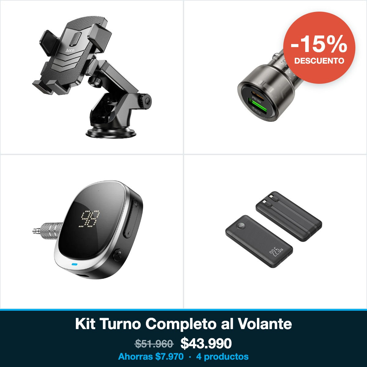 Kit Turno Completo al Volante — 15% de descuento, ahorras $7.970