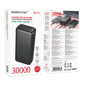 Power Bank 30000mAh QC 3.0 22,5W PD 20W Borofone BJ80B