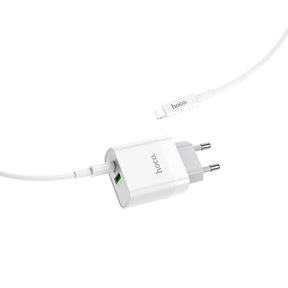 Cargador Hoco C80A 20W  3.0 Lightning