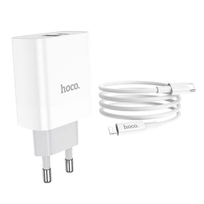 Cargador Hoco C80A 20W  3.0 Lightning